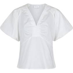 Neo Noir Irina Poplin Blouse Blusar Dam - Vit