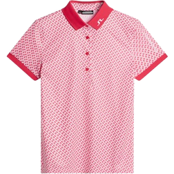 J.Lindeberg Tour Tech Print Polo - Pink