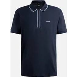 HUGO BOSS Philix Tape Polo Shirt - Dark Blue