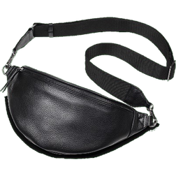 Markberg Elinor Bum Bag - Black w. Offwhite/Gold/Black/Silver
