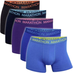 Marathon Herre 5-Pak Tights - Sort/Blå/Lilla
