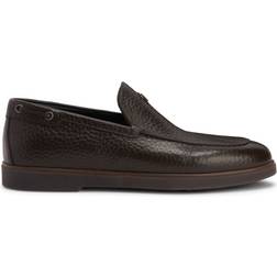 Giuseppe Zanotti The Maui Leather Slip-On Loafers - Brown