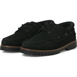 Jack & Jones Brooklyn Suede Boat Shoes Schwarz