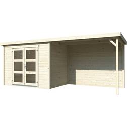 Palmako redskabsrum m/pergola Alma 560 x 184 cm (Areal )