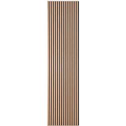 House Nordic Akustikpaneler Akustikpanel Træfiner, Natur, Egetræslook, 2400X600X22 Mm Sæt af 2 stk