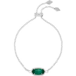 Kendra Scott Elaina Link Chain Bracelet for Women, Fashion Jewelry, Rhodium-Plated, London Blue