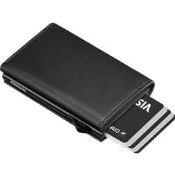 Manmaxim Slim Wallet Mit Münzfach Geldbörse Herren - Schwarz