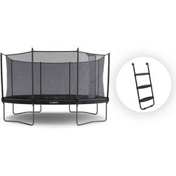 North Trampoline North Pioneer Studsmatta Oval 3,5 m x 2,5 m + Stege