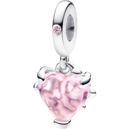 Pandora Pendants & Charms Pink Family Tree & Heart Dangle pink Pendants & Charms for ladies