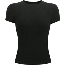 Shein Women's Summer Solid Color Round Neck Short Sleeve Casual T-Shirt