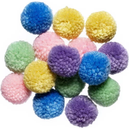 Panduro Hobby PomPom pastel mix 15 stk