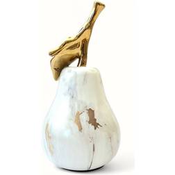 Eadl Diana Pear White/Gold Dekoration