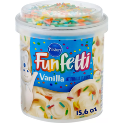 Pillsbury Funfetti Vanilla Flavored Frosting 15.6oz 1pack