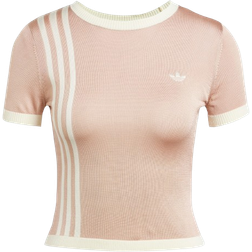 adidas Knitted T-Shirt - Beige