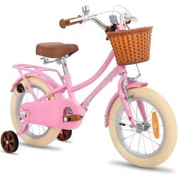 Stitch Manchi 16 Zoll Kinderfahrrad mit Korb und Stabilisatoren