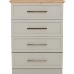 August Grove Cleverdon Feya 4 94.6cm H X 69.6cm W X 38.8cm D Chest of Drawer 69.6x94.6cm