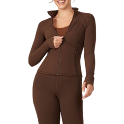 Shein Featherfit Stromlinienförmige Leistungsjacke
