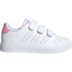 adidas Advantage Base 2.0 Shoes - Cloud White/Bliss Pink/Core Black