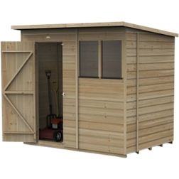 Forest Garden Beckwood Pent Shiplap Pressure Treated Shed 7 x 5 ft (Building Area )