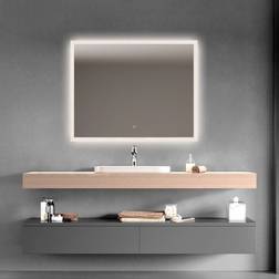 Mirall Sunrise-1 LED Spejl Med Front Og Baggrundslys 100 x 80 cm
