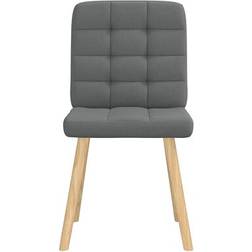 vidaXL Mörkgrå Tyg 2 St Köksstol 86cm 2st