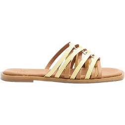 River Island Womens Yellow Strappy Flat Sandals