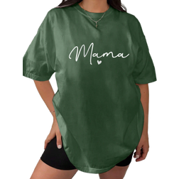 Shein Loose Fit Drop Shoulder TShirt With Letter Print