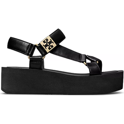 Tory Burch Mellow Platform Sandal - Perfect Black/Gold