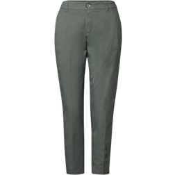 Street One Mjuk Twill Chinos - Muse Green