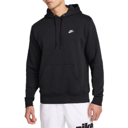 Nike Men's Club Pull-Over Fleece Hoodie - Black