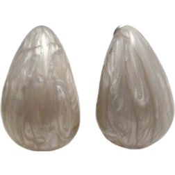 Shein pair Fashion AllMatch Teardrop Shaped Oil Drop Stud Earrings