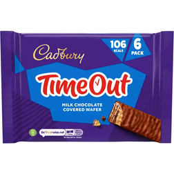 Cadbury Time Out Wafer Bars 6x20.2g 121.2g 20g 6pcs 1pack