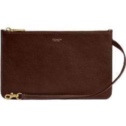 Coach New York Zip Pouch Brass/maple (One Size)
