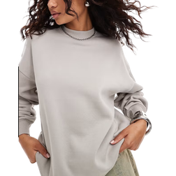 Daisy Street Relaxed Sweatshirt - Grey Marl