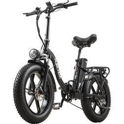 BURCHDA Bicicleta Eléctrica Plegable R8S 1000W45KM/H 20 Pulgadas Fatbike Unisex