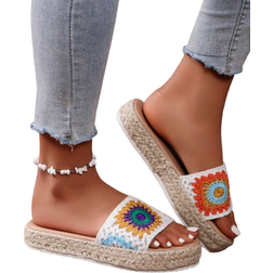 Shein Style Womens Flat Sandals New Ladies Slippers