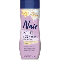 Nair Body Cream Hair Remover Oat Milk Vanilla Body Removal 7.9oz