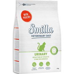 Smilla Økonomipakke: 2 4 kg Smilla kattefoder Diet Urinary Fjerkræ
