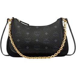 MCM Visetos Crossbody Bag - Black