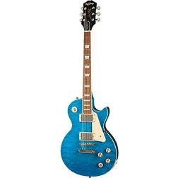 Epiphone Used Les Paul Standard '60S Quilt Top Limited-Edition Electric Guitar Translucent Blue 197881151959