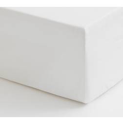 H&M Cotton percale fitted Bed Sheet White (200x140cm)