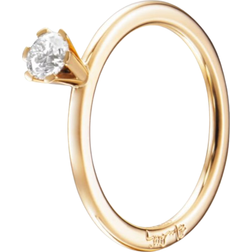 Efva Attling High On Love Ring 0.19 ct 19.75 MM GULD