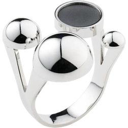 Sägen Solar Ring - Silver/Black