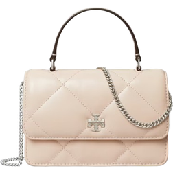 Tory Burch Kira Mini Quilted Leather Top Handle Bag - Soft Pink