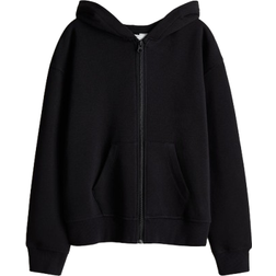 H&M Girls Zip-through Hoodie - Black