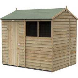 Forest Garden 4LIFE Reverse Apex Shed 8x6, 2