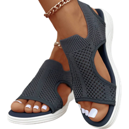 Shein Plus Women Personalized Casual Sport Sandals Stylish Comfortable SlipOn Breathable Mesh Shoes