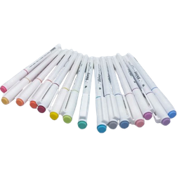 Shein 15pcs/Box Sparkle Glitter Highlighters Art Shimmer Marker Pens For Journaling, Painting, Scrapbooking & School Supplies