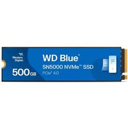 Western Digital 500GB WD SN5000 NVMe SSD Internal Solid State Drive, Blue WDS500G4B0E