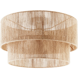 tectake Deckenleuchte Lignea Lux 40W Braun Pendelleuchte 45cm